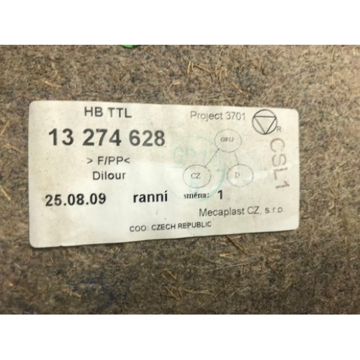 Карта кришки багажника Opel Insignia HB 2008-2017 13274628
